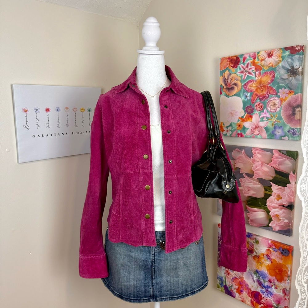 Chadwick’s Pink Suede Jacket
